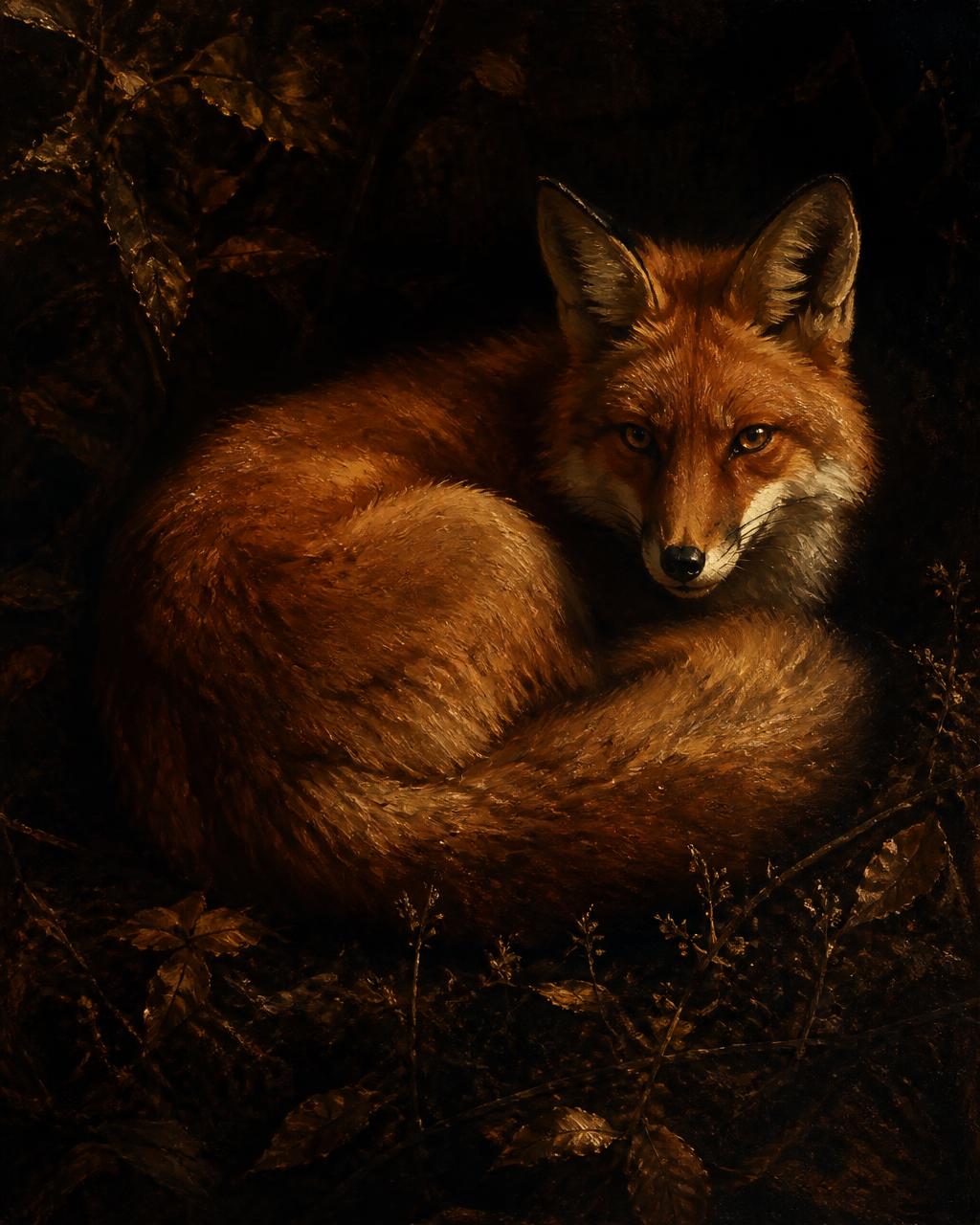Fox Asleep